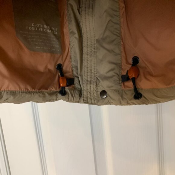 Prana Mens Timber Trail Water Resistant Down Vest with Pokets Chestnut Sz M - Picture 11 of 12